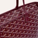 Goyard Goyardine Artois Tote PM Bordeaux Canvas & Chevroches Calfskin Palladium Hardware - Image 3